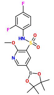 (image for) MC008936 N-(2,4-Difluorophenyl)-2-methoxy-5-(4,4,5,5-tetramethyl-1,3,2-dioxaborolan-2-yl)pyridine-3-sulfonamide